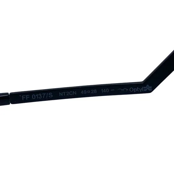 Fendi Paradeyes Black Sunglasses Women Cat Eye Tinted (FF 0137/S) w/Case - Picture 7 of 11